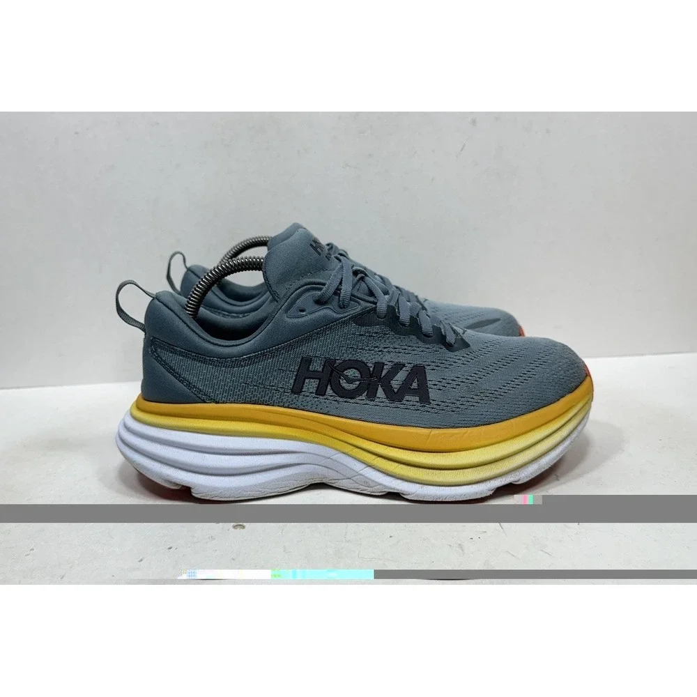 Hoka One One Bondi 8 Men's Size 8 Wide Goblin Blue Running Shoes 1127953 GBMS